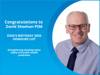 Congratulations to David Sheehan PSM